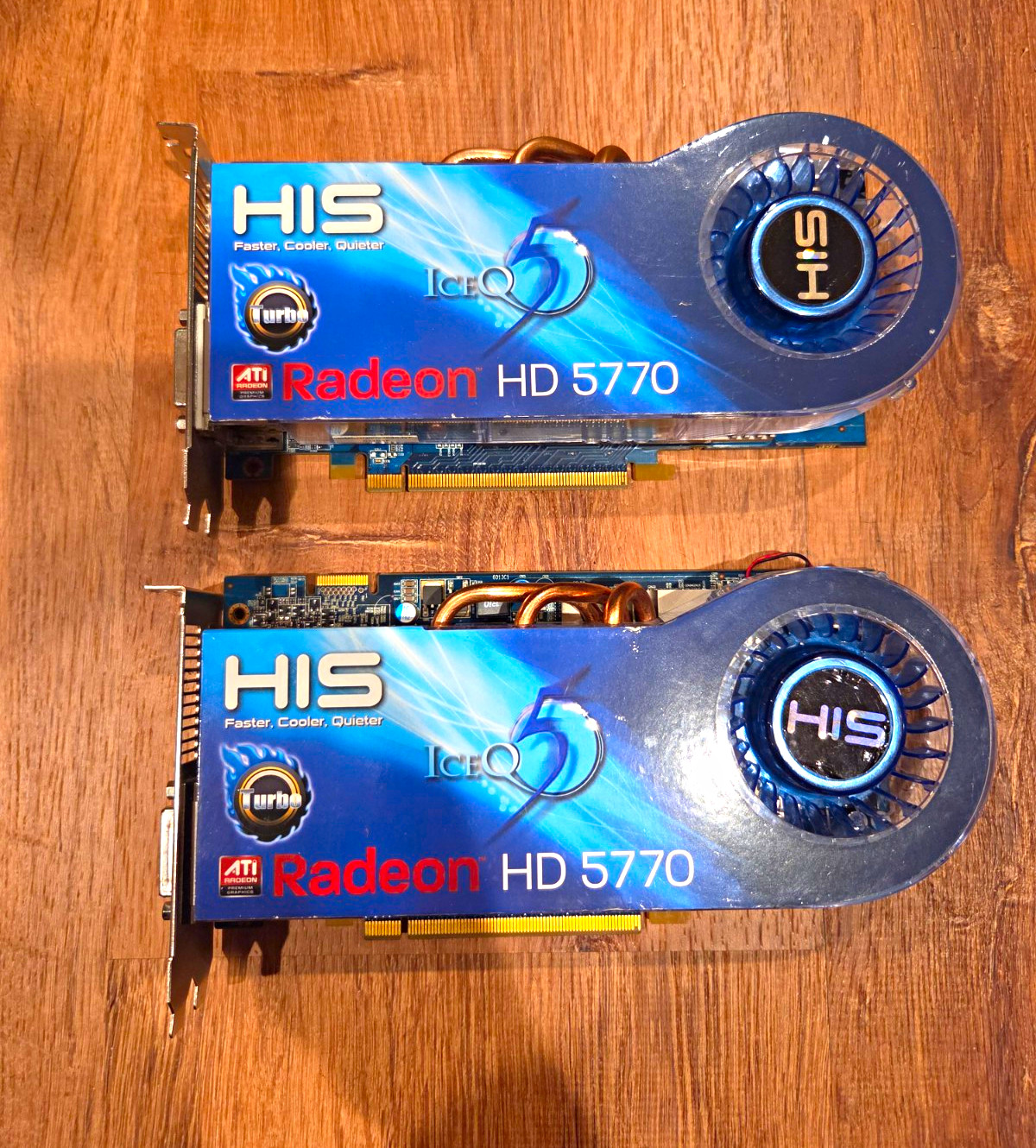 HIS IceQ ATI Radeon HD 5770 Graphics Cards Lot of 2