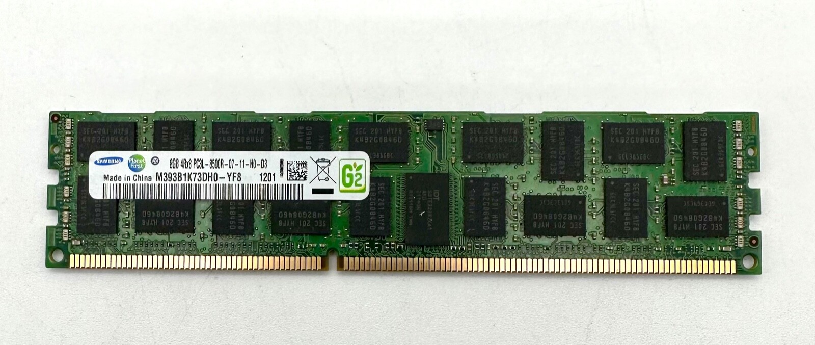 Samsung 8GB (1x8GB)  ECC Server RAM PC3L-8500R DDR3-1066 M393B1K73DH0-YF8
