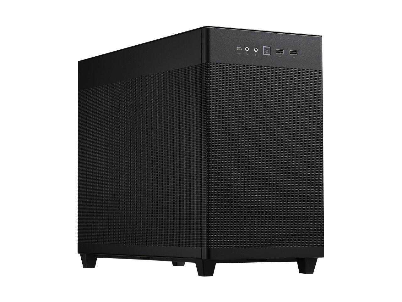 ASUS AP201 Type-C Airflow-focused Micro-ATX,Mini-ITX Computer Case, Support 360/