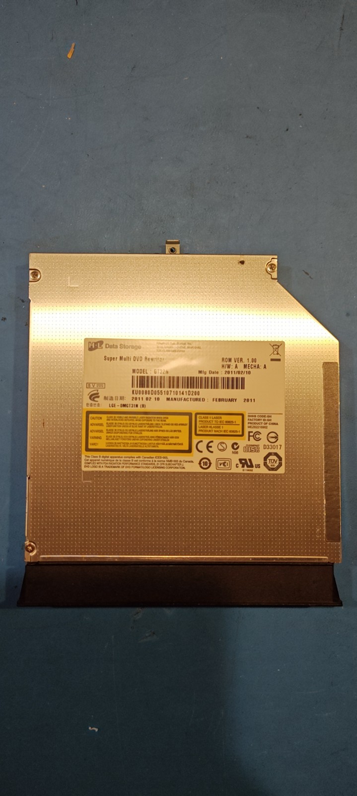 H.L Data Storage Super Multi DVD Rewriter for Laptops - GT32N