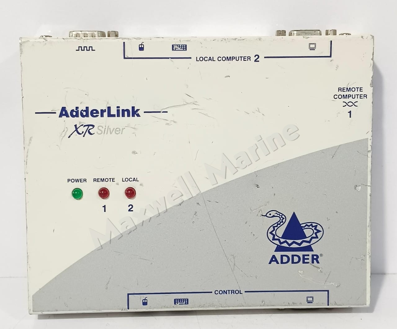 AdderLink XR Silver ALSTX ALSRX KVM Extender Local Remote Control Unit Used