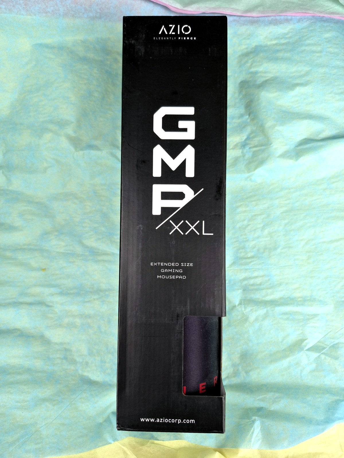 AZIO GMP-XXL Extended Gaming Mouse Pad 34x14 Black New in Box MP-AZIOEF-L01