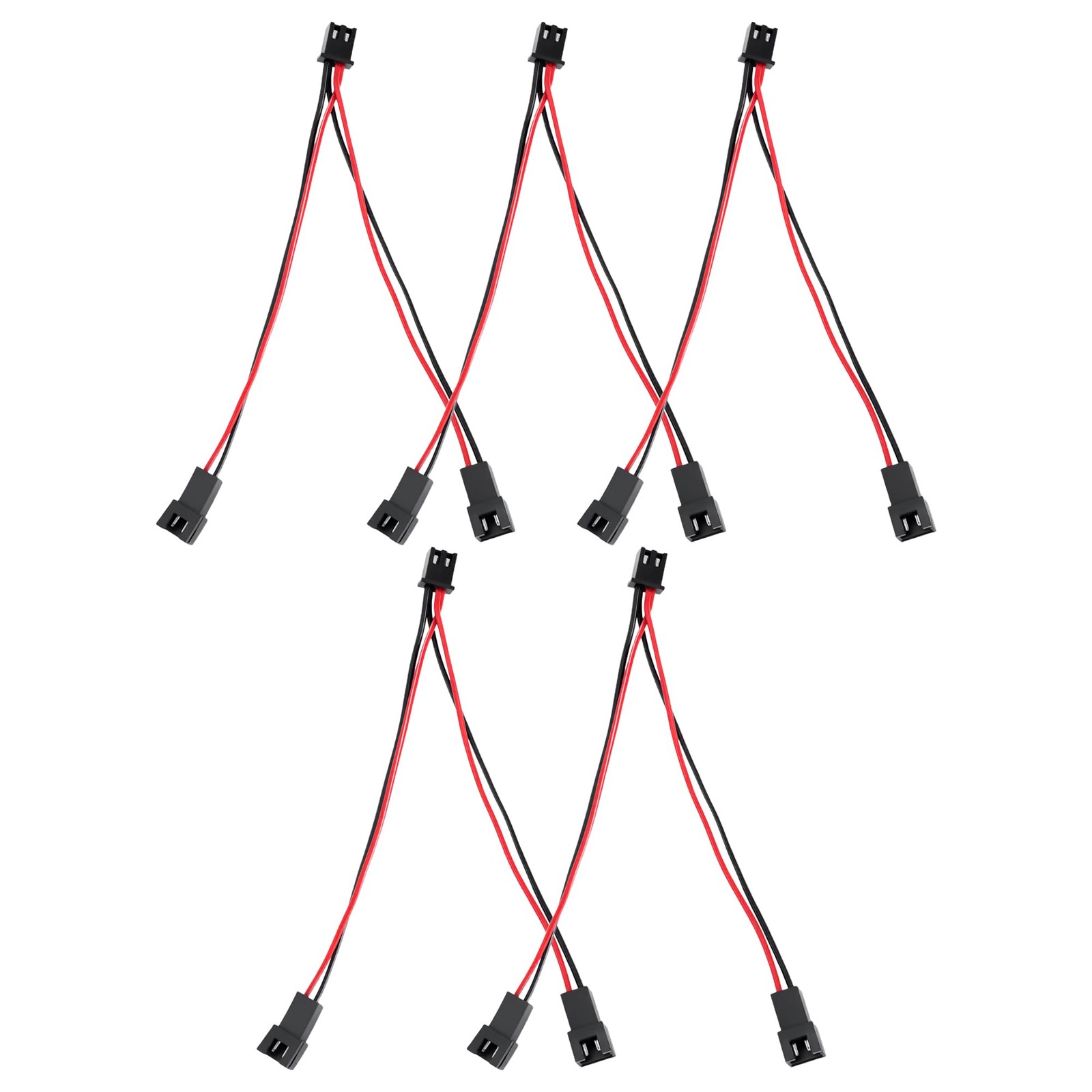 Eiodoni 5PCS 3D Printer Mainboard Y Splitter, JST SM 2 Pin Male and Female