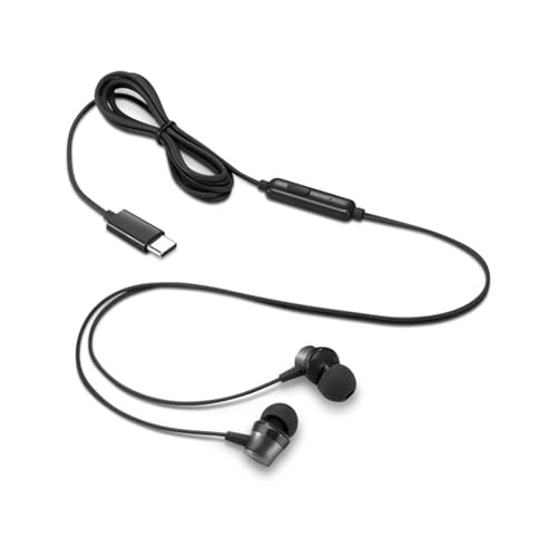 LENOVO USB-C WIRED IN-EAR HEADPHONE 4XD1J77351 - BLACK