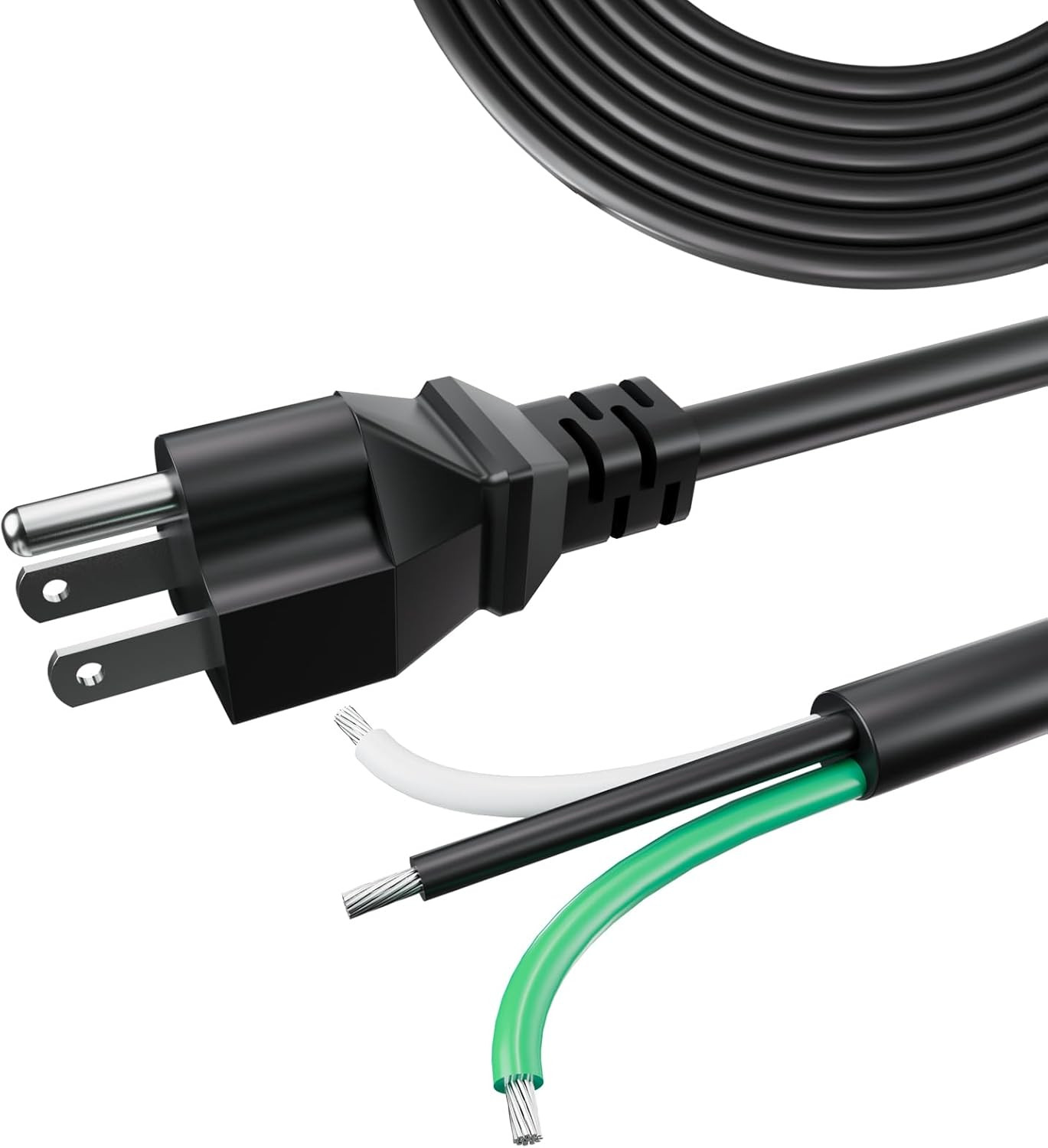 6FT12 Gauge 3-Prong Power Cord,Heavy Duty Replacement Cable for Tools&Appliances