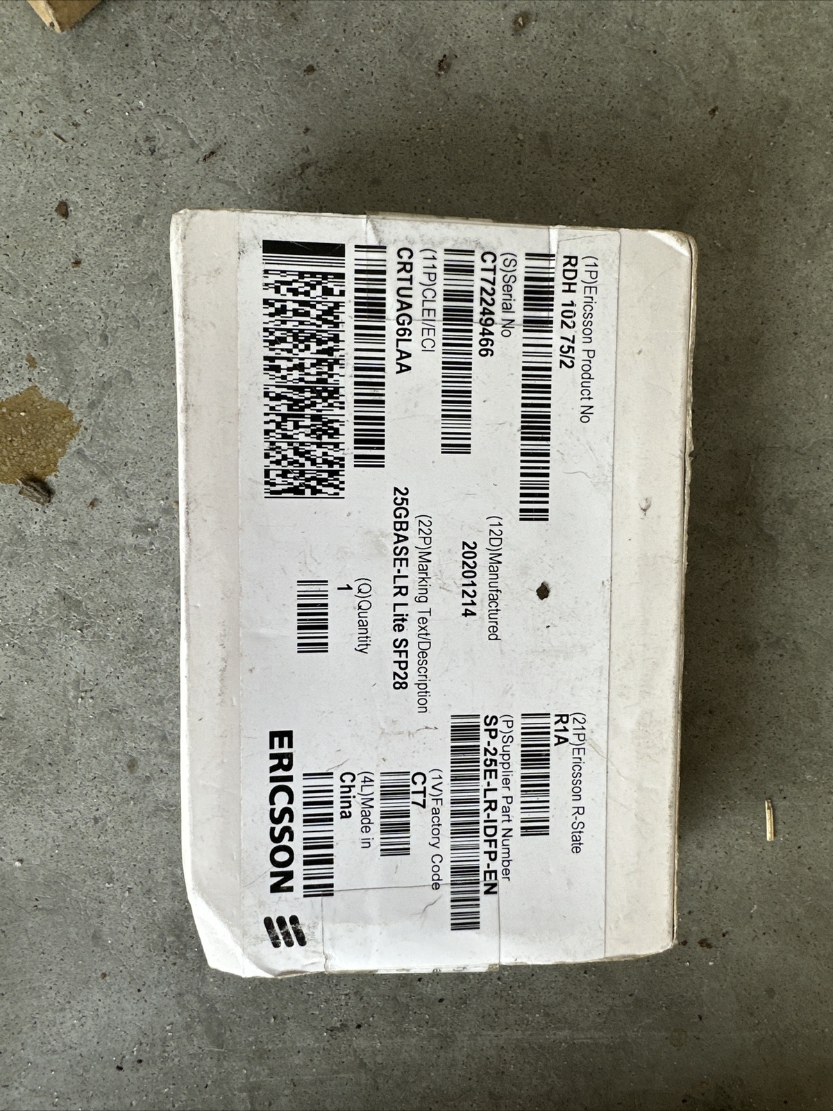 Ericsson rdh 102 75/2