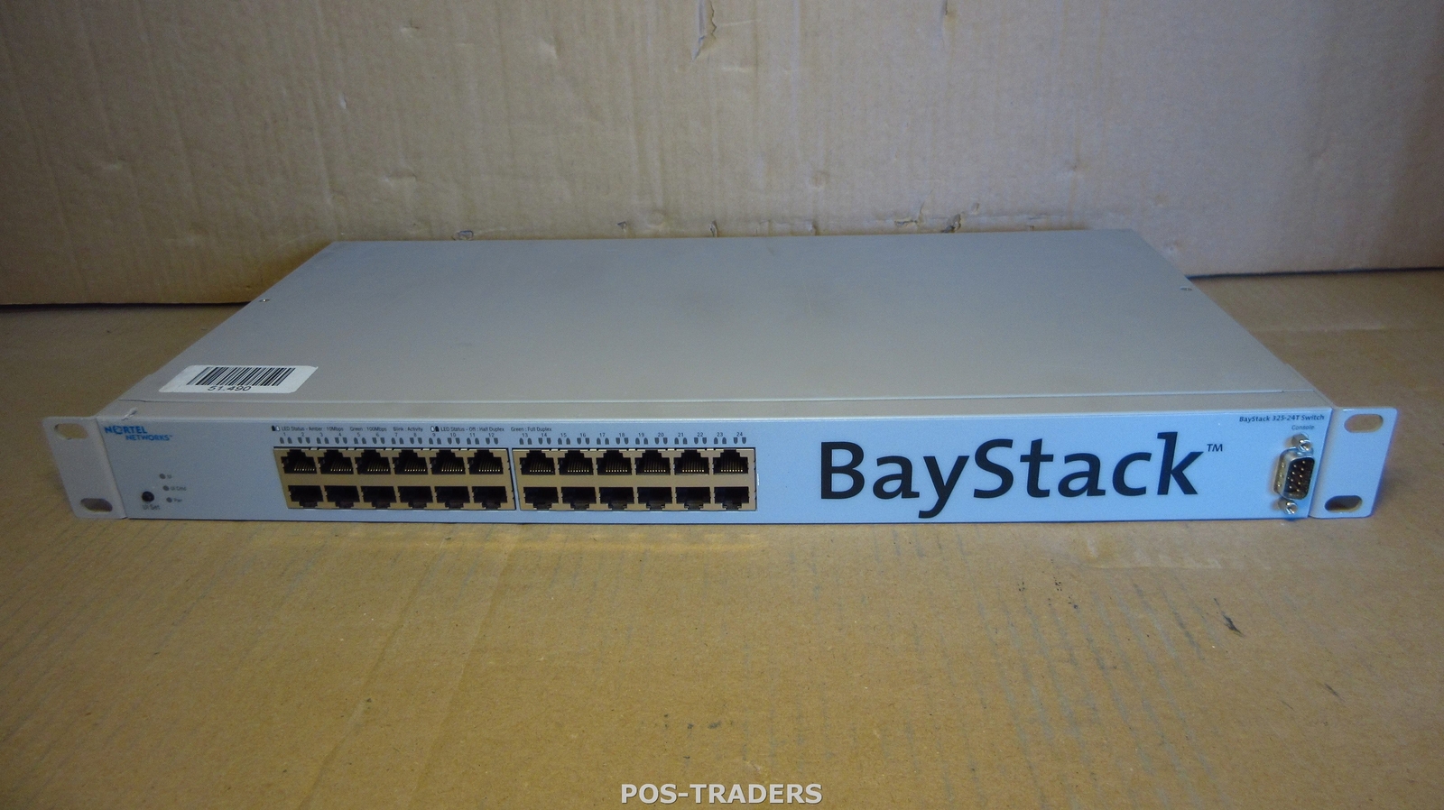 Nortel BayStack 325-24T Network LAN Switch 24-Port 10/100 AL2012A45 + RACK EARS