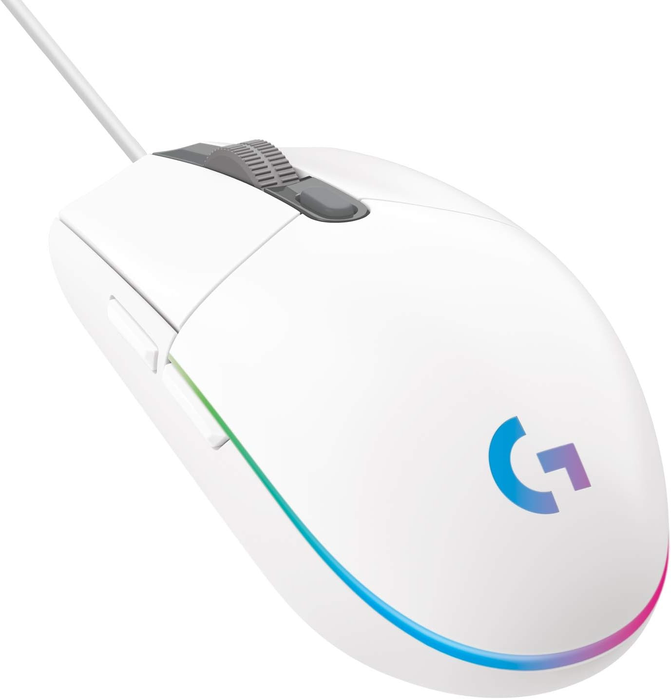 Logitech G G102 2Nd Gen Light Sync Gaming Mouse, Wired, 8000 DPI, 6 Programmable