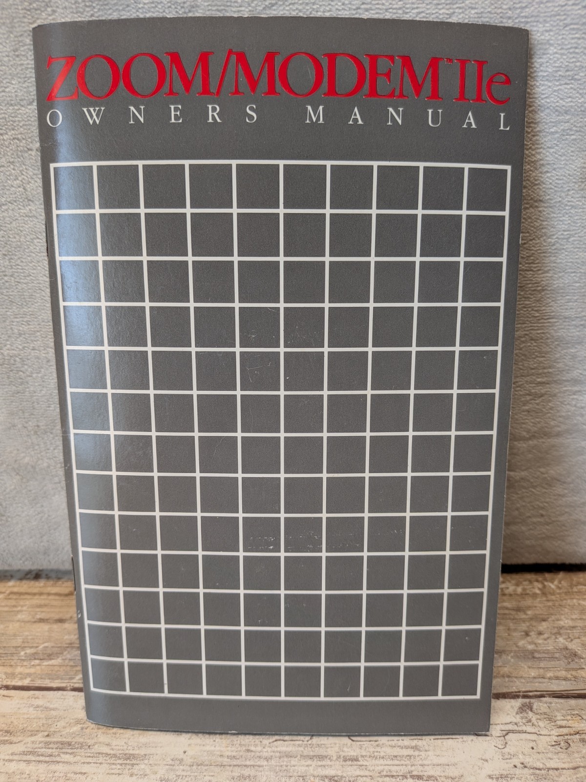 VINTAGE ZOOM MODEM IIe Owners Manual Only 