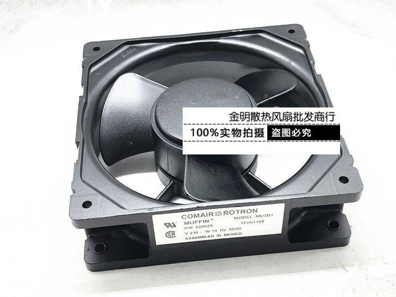 1PCS COMAIR ROTRON 12038 MU3B1 230V 14W AC Cooling Fan
