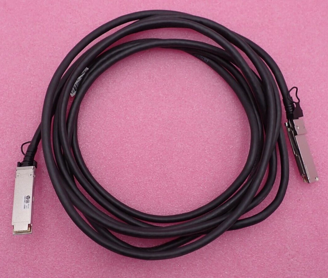 HPE FlexNetwork X240 40G QSFP+ to QSFP+ 5m Direct-Attach Copper DAC Cable JG328A