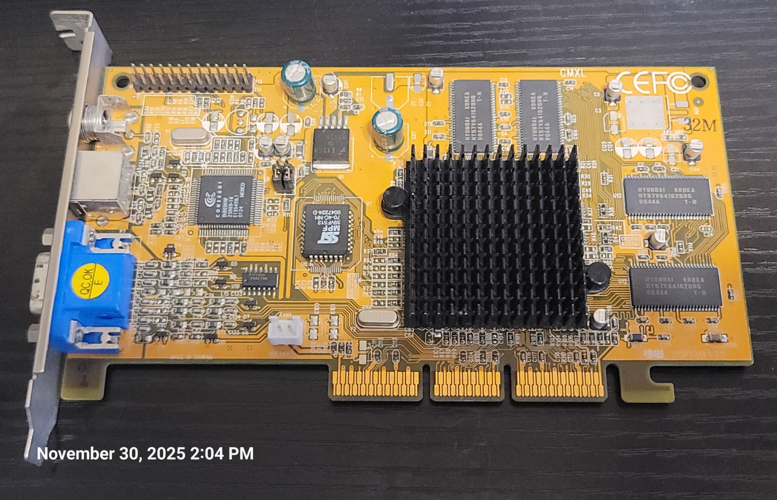 Nvidia  GeForce2 MX 200 32Mb AGP Graphics Card Retro Gaming working #V7B