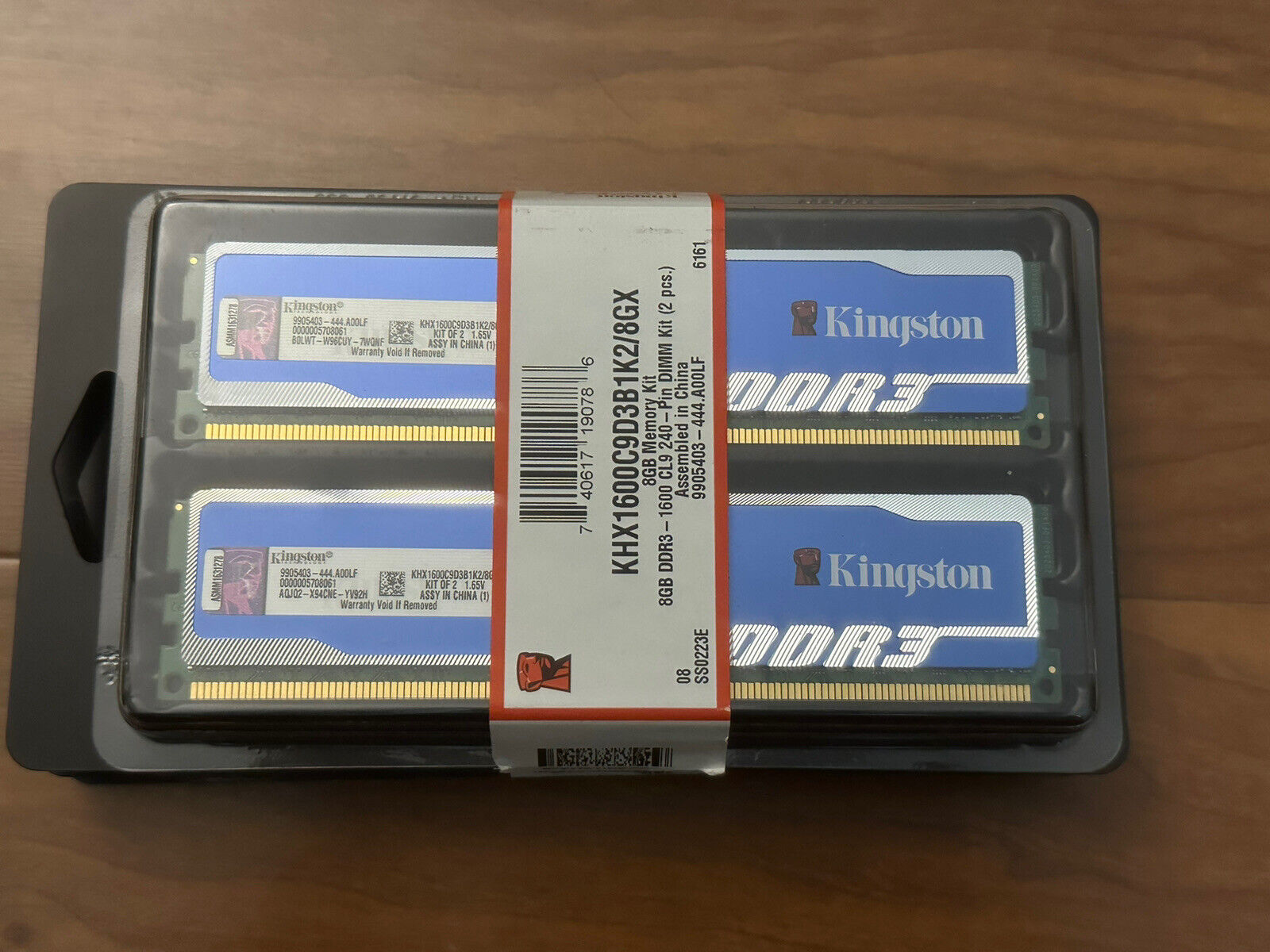 8GB 2 X 4GB DDR3-1600 PC3-12800 Kingston HyperX Blue KHX1600C9D3B1K2/4GX Ram Kit