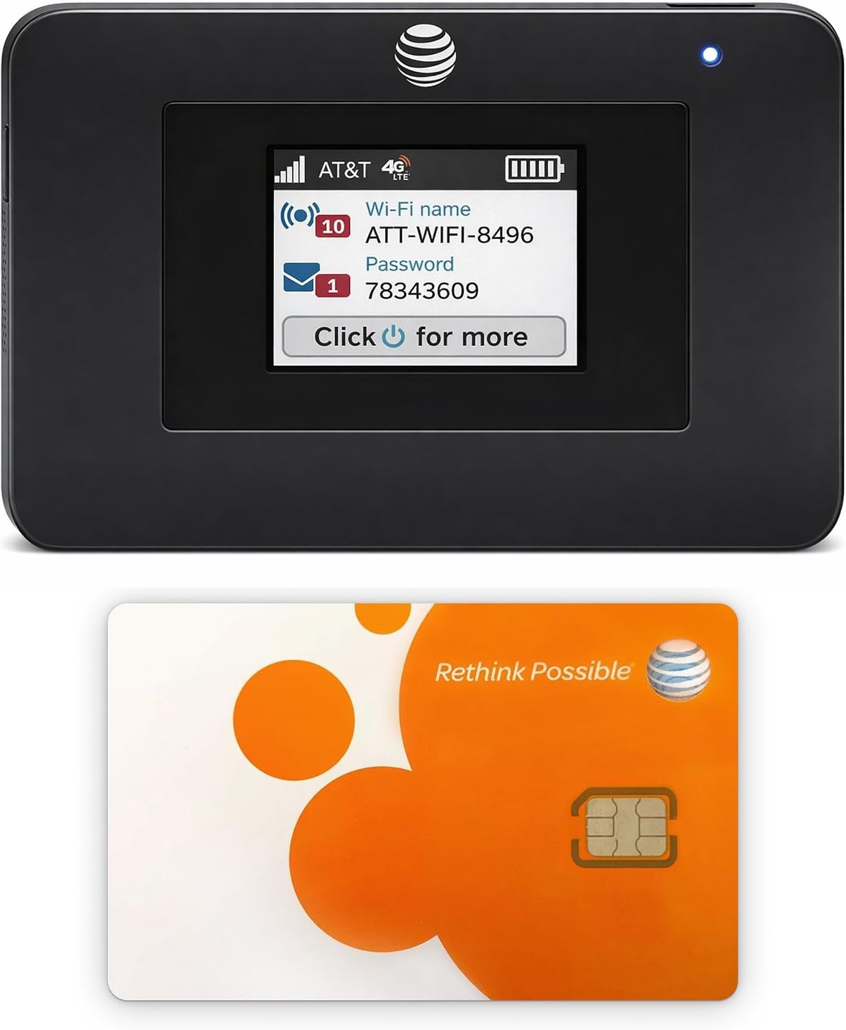 New - Netgear AT&T Unite Express 4G LTE Mobile Hotspot, AC797-100NAS