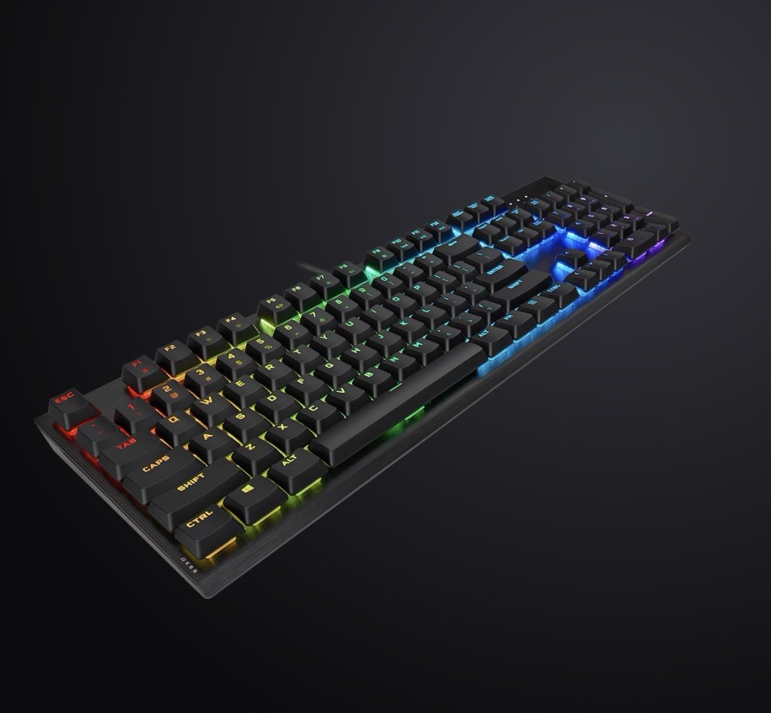 CORSAIR K60 RGB PRO Low Profile Wired Mechanical Gaming Keyboard - Black