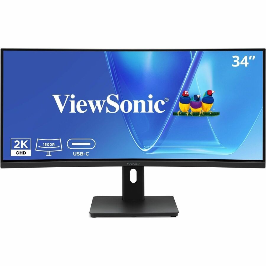ViewSonic VG3409C 34" 1440p UW Monitor Curved VA Display 120Hz