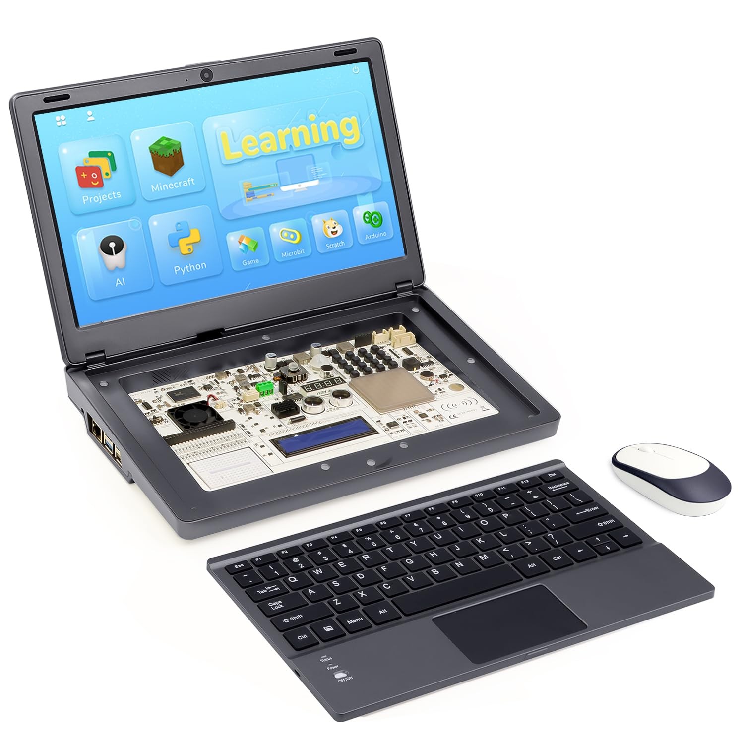 ELECROW CrowPi 2 All-in-one Kit with RPi 5 8GB Board & 11.6 Inch IPS Screen