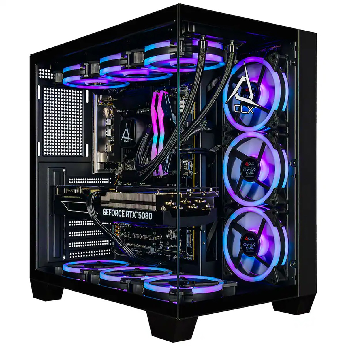 CLX SET Liquid Cooled Gaming Desktop, Ultra 9 285K, 32GB, 2TB,RTX 5080,W11H