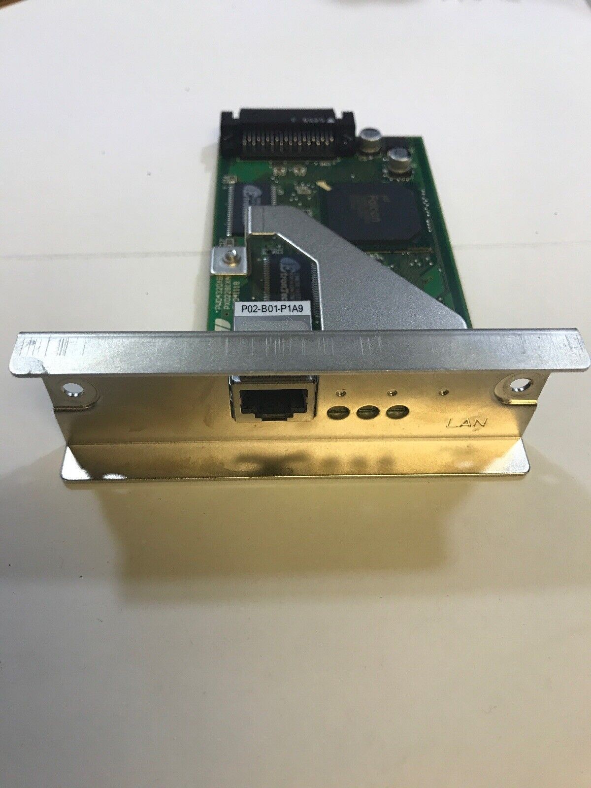 1 x Zebra S4M Internal Ethernet Print Server network card P1032712-001 Rev F