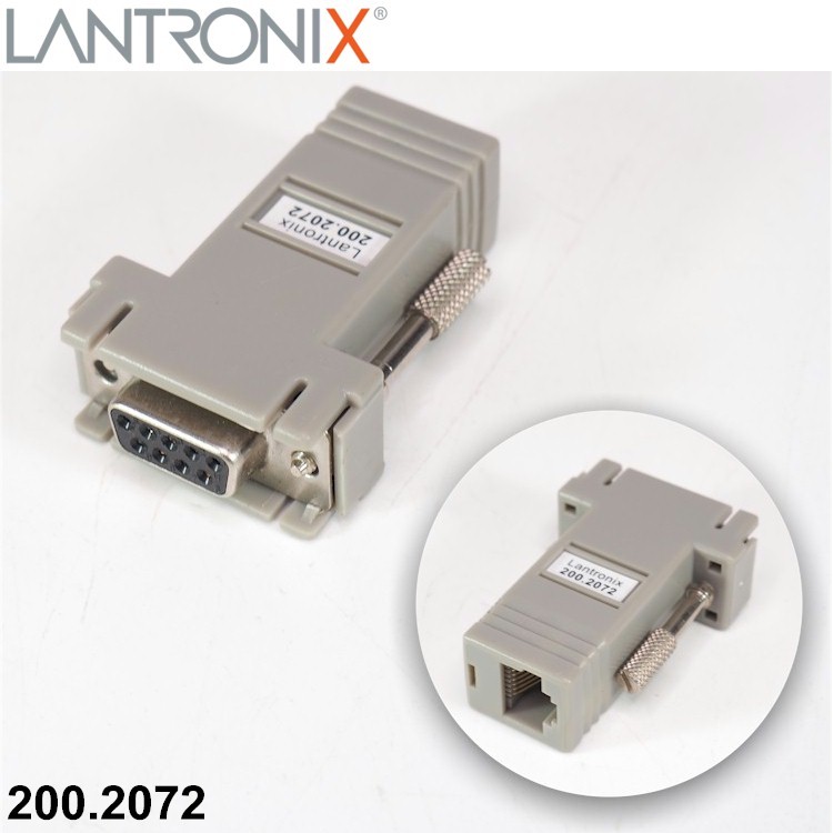 NEW LANTRONIX 200.2072 RJ45 to DB9F Serial/DCE Cable Adapter