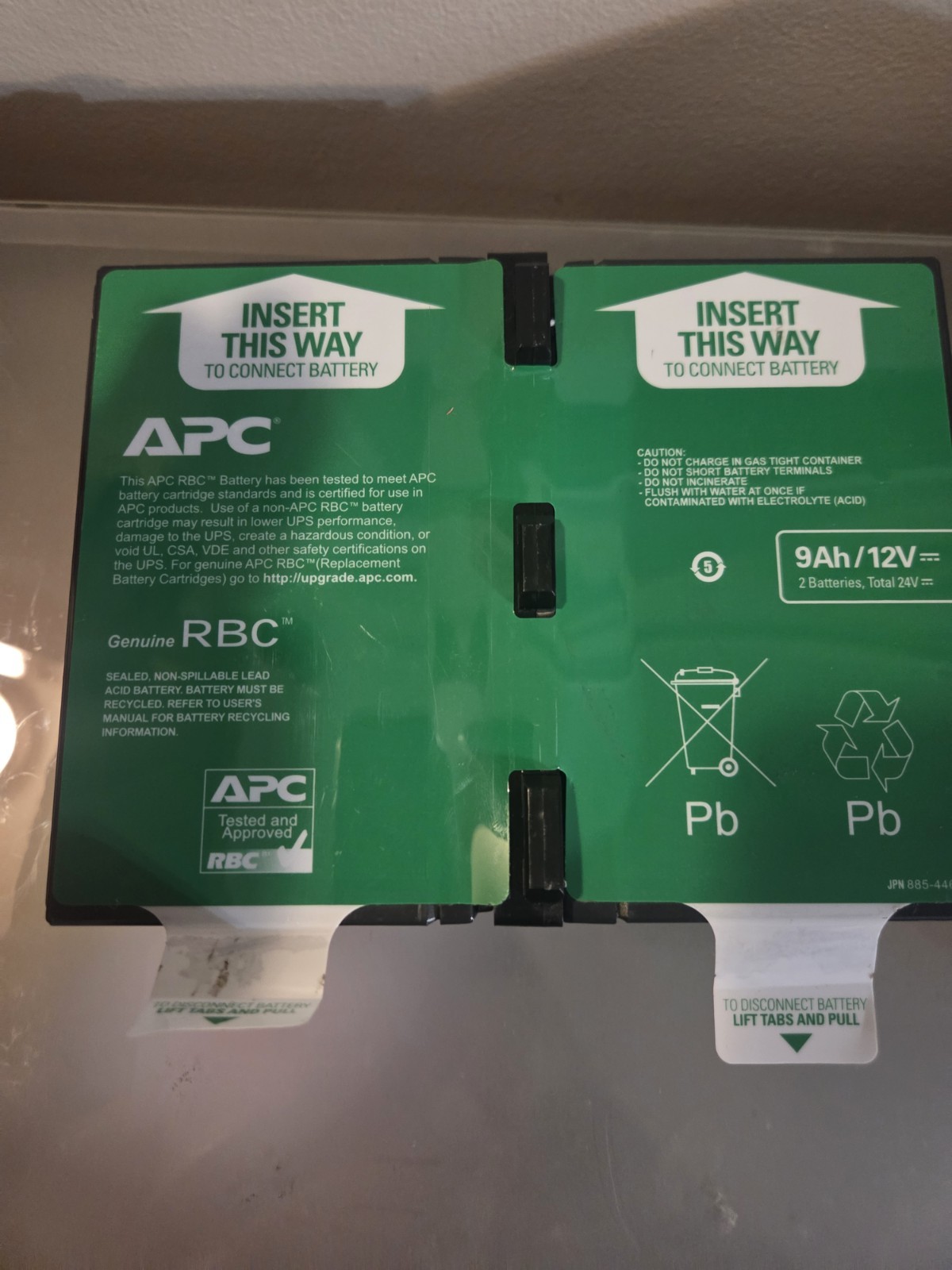 APC APCRBC123 Replacement Battery Cartridge for Smart-UPS Line Interactive