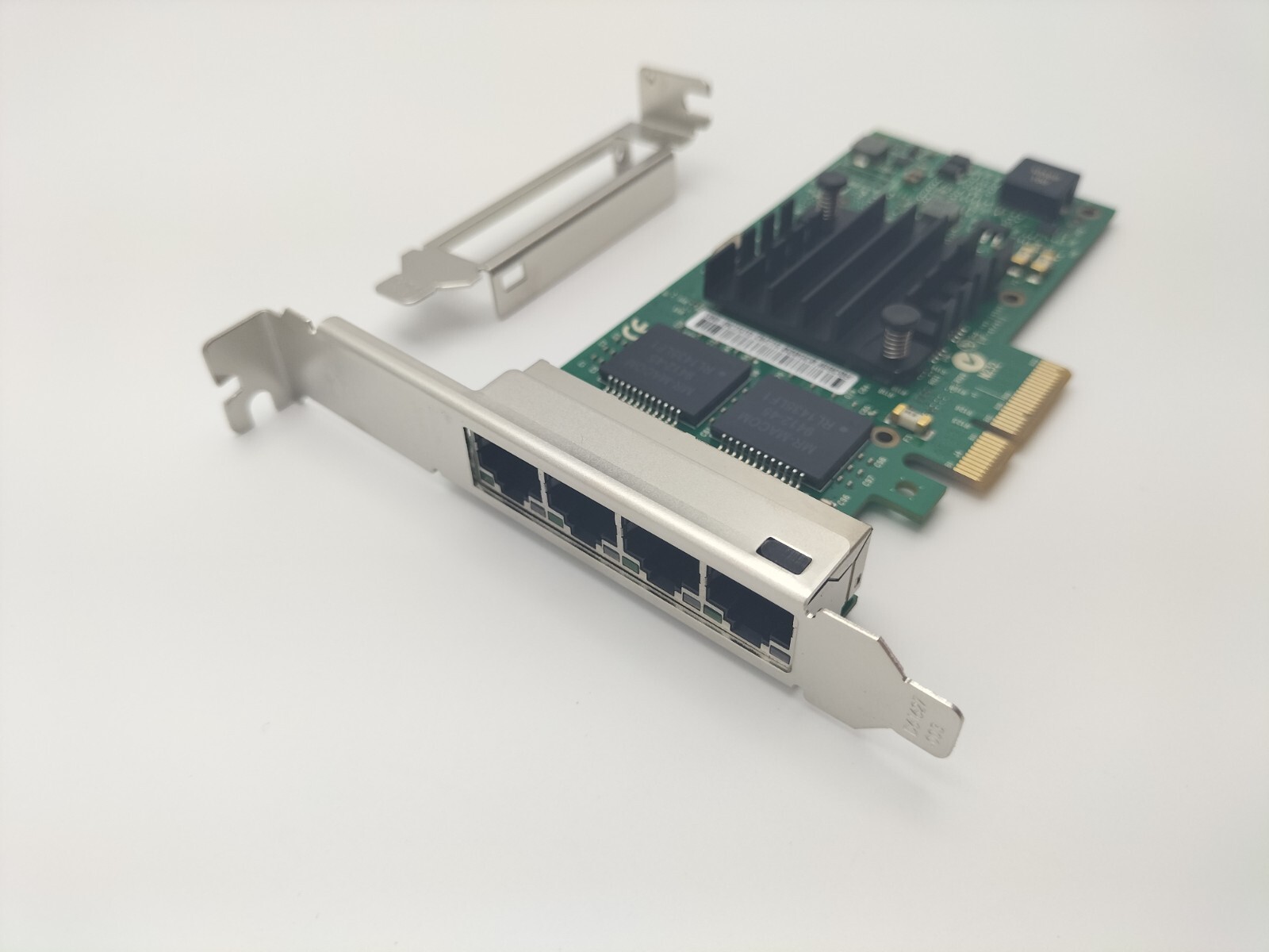 PCIe x4 Ethernet Adapter NIC Network Quad Ports Card  Compatible with I350-T4V2