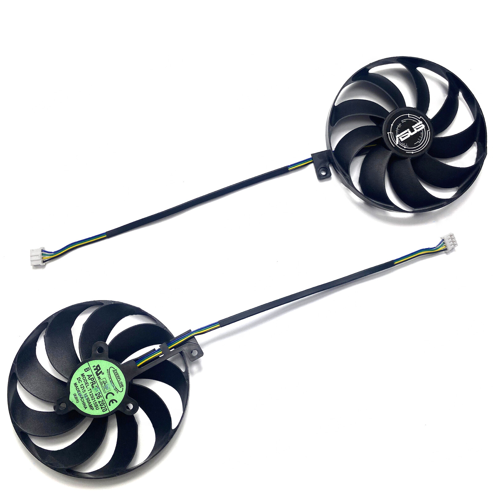 Left Right Graphics Card Cooling Fan for ASUS RTX 2060s/2070/2080/2080s DUAL EVO