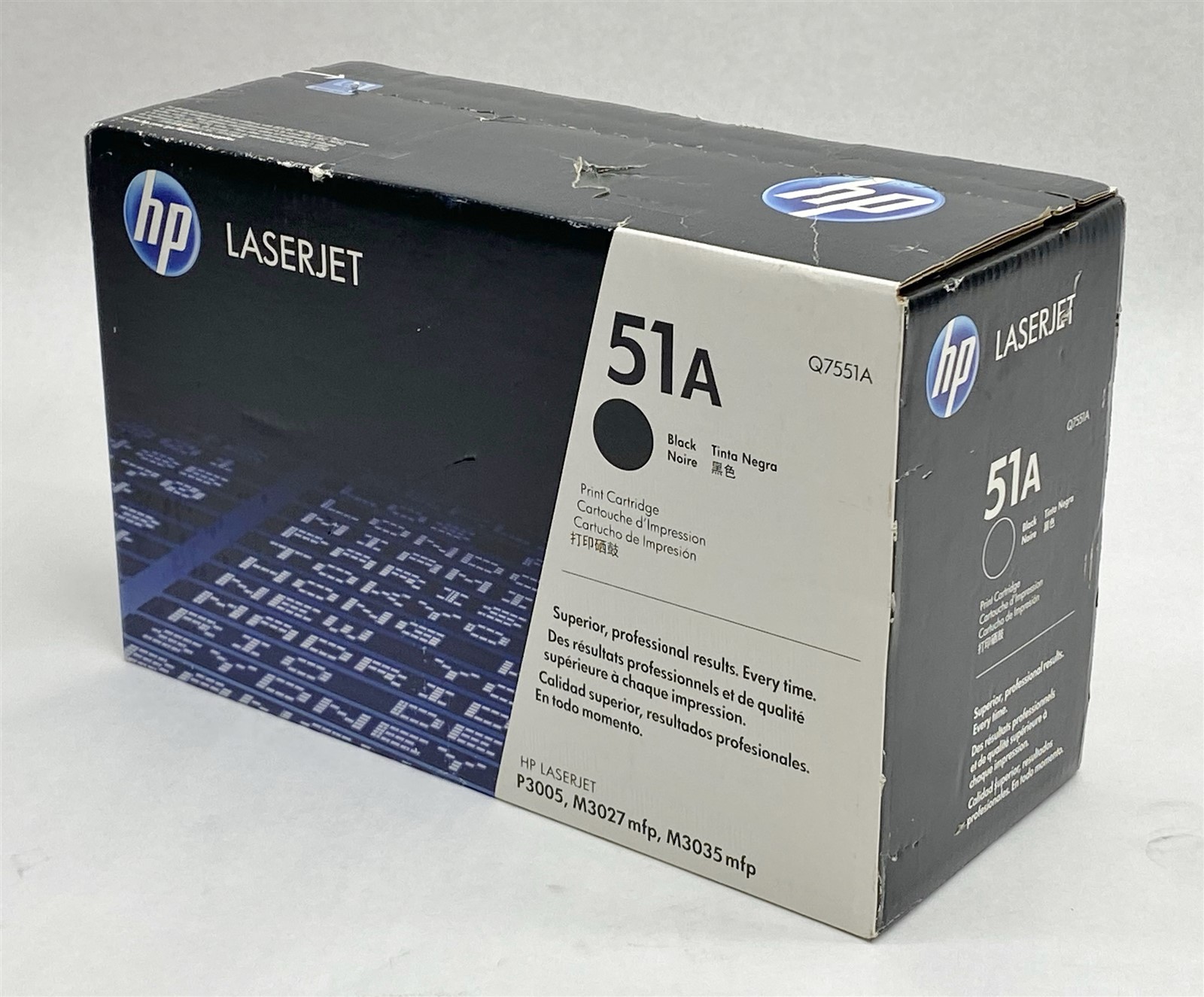 HP 51A Q7551A Laserjet Black Toner Printer Cartridge Sealed New Genuine OEM