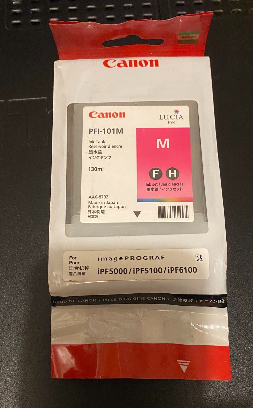 Canon PFI-101M Magenta OEM M imagePROGRAF iPF5000 iPF5100 iPF6000S iPF6100