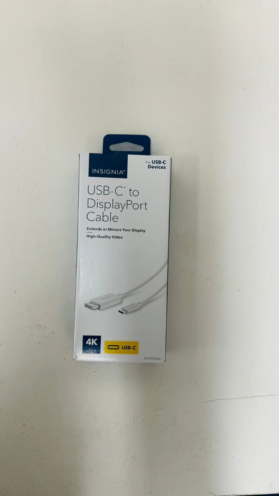 Insignia USB Type C to A Adapter - White (NS-PCKCD6) 4K