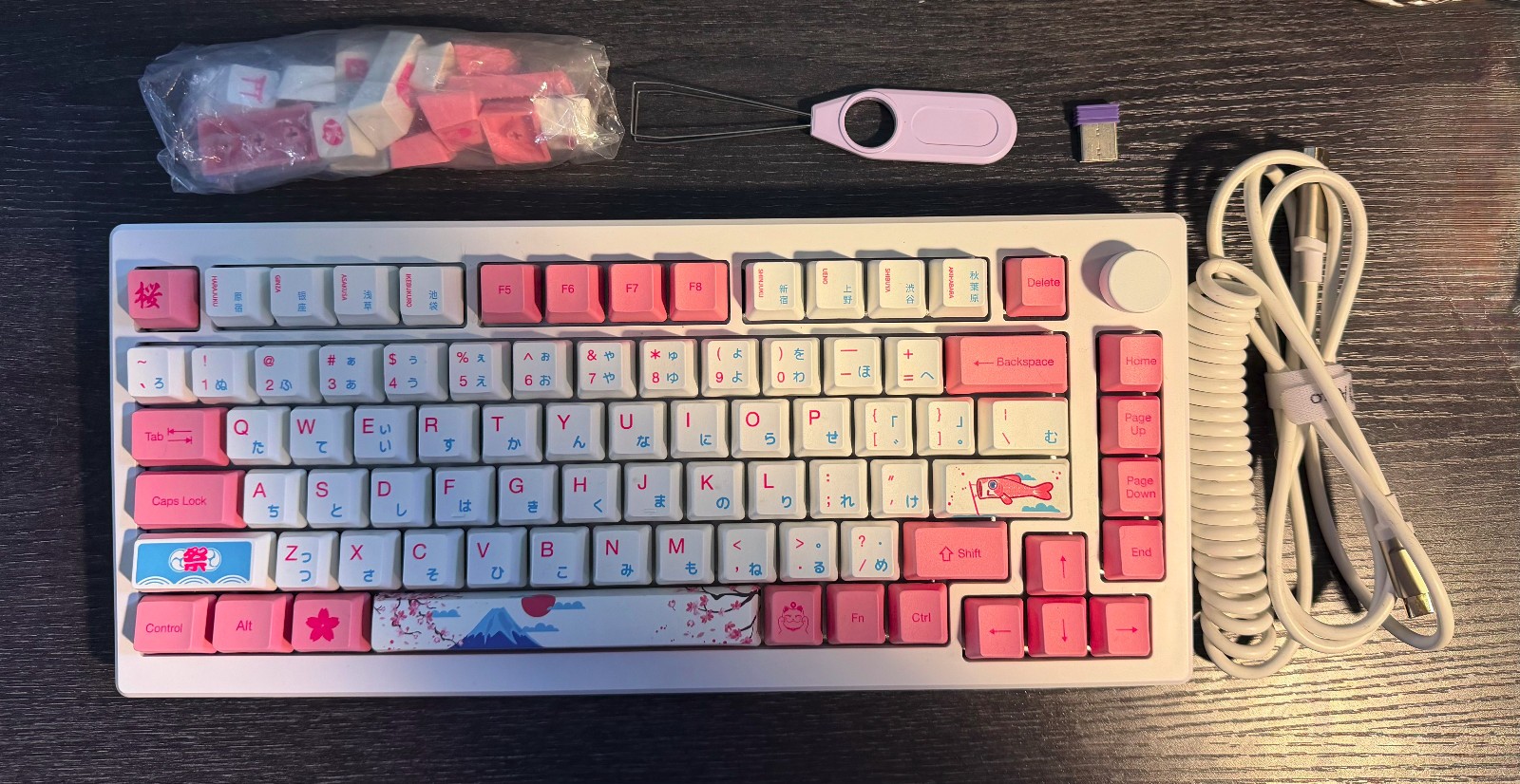 Akko MOD007B HE PC Tokyo Edition Gaming Keyboard NO BOX