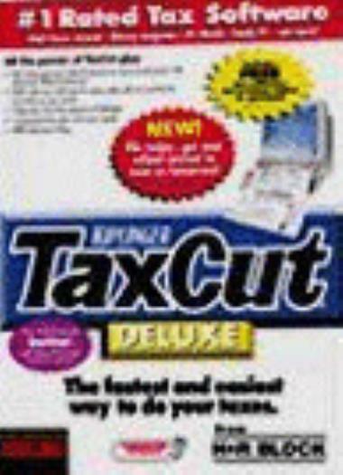 TaxCut 1999 Deluxe Multimedia Edition PC CD amend audit past tax returns finance
