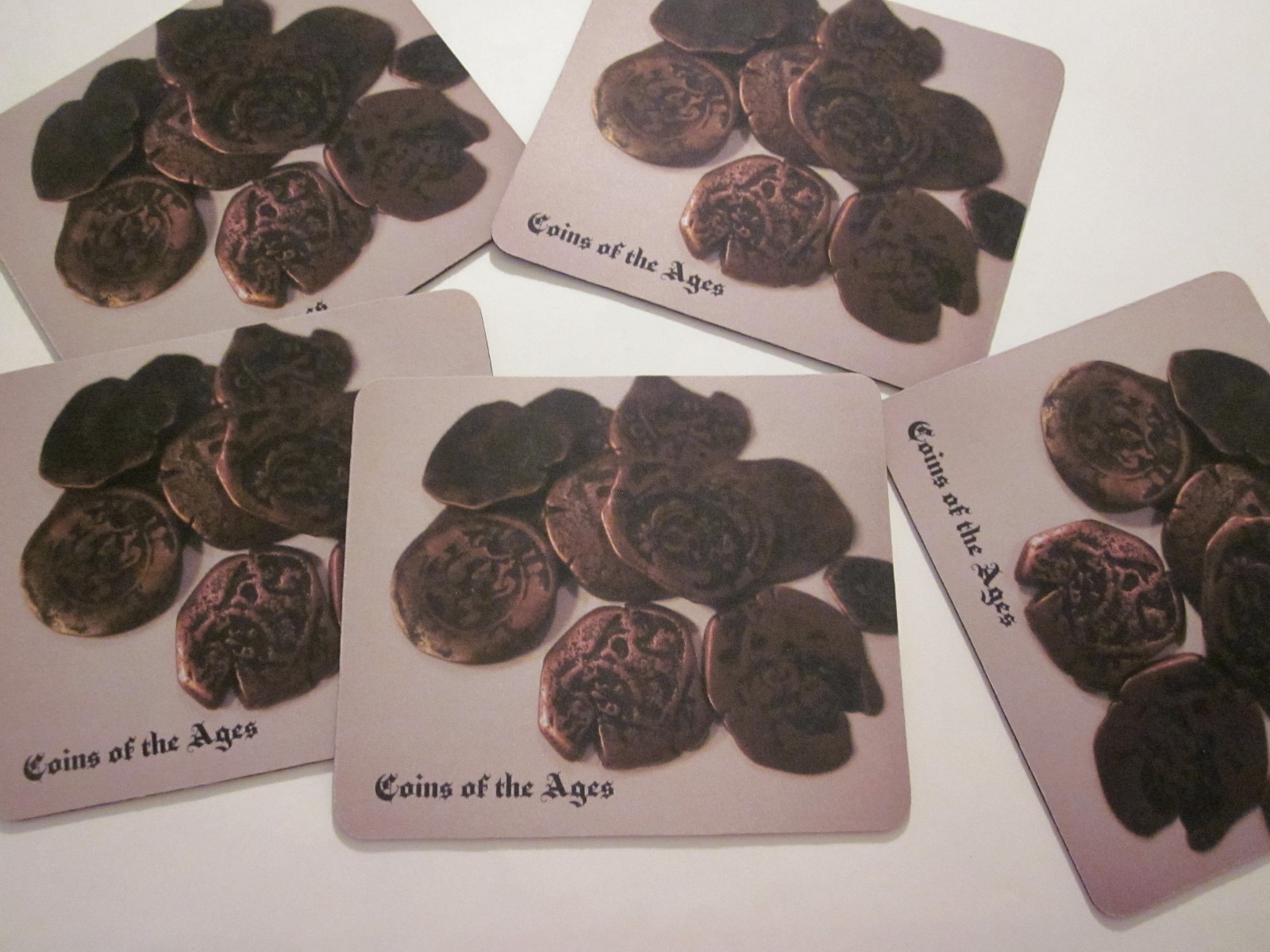 MOUSE PADS COINS OF THE AGES NEW 9.25 x 8 INCHES COLLECTIBLES UNIQUE