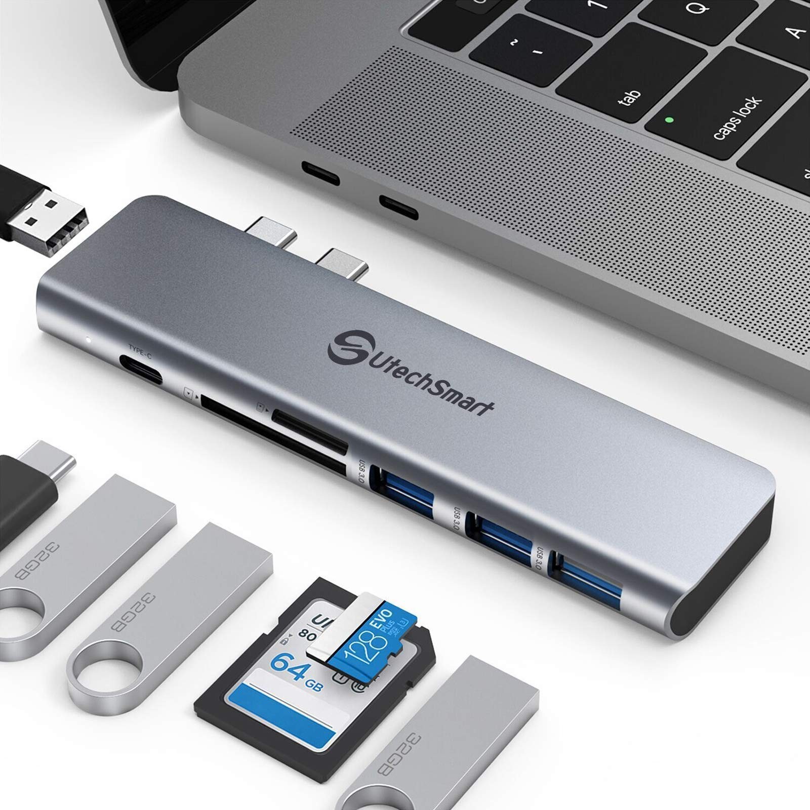 Usb C Hub Adapter Macbook - Utechsmart 7 in 2 Macbook Pro/air Accessories Multip