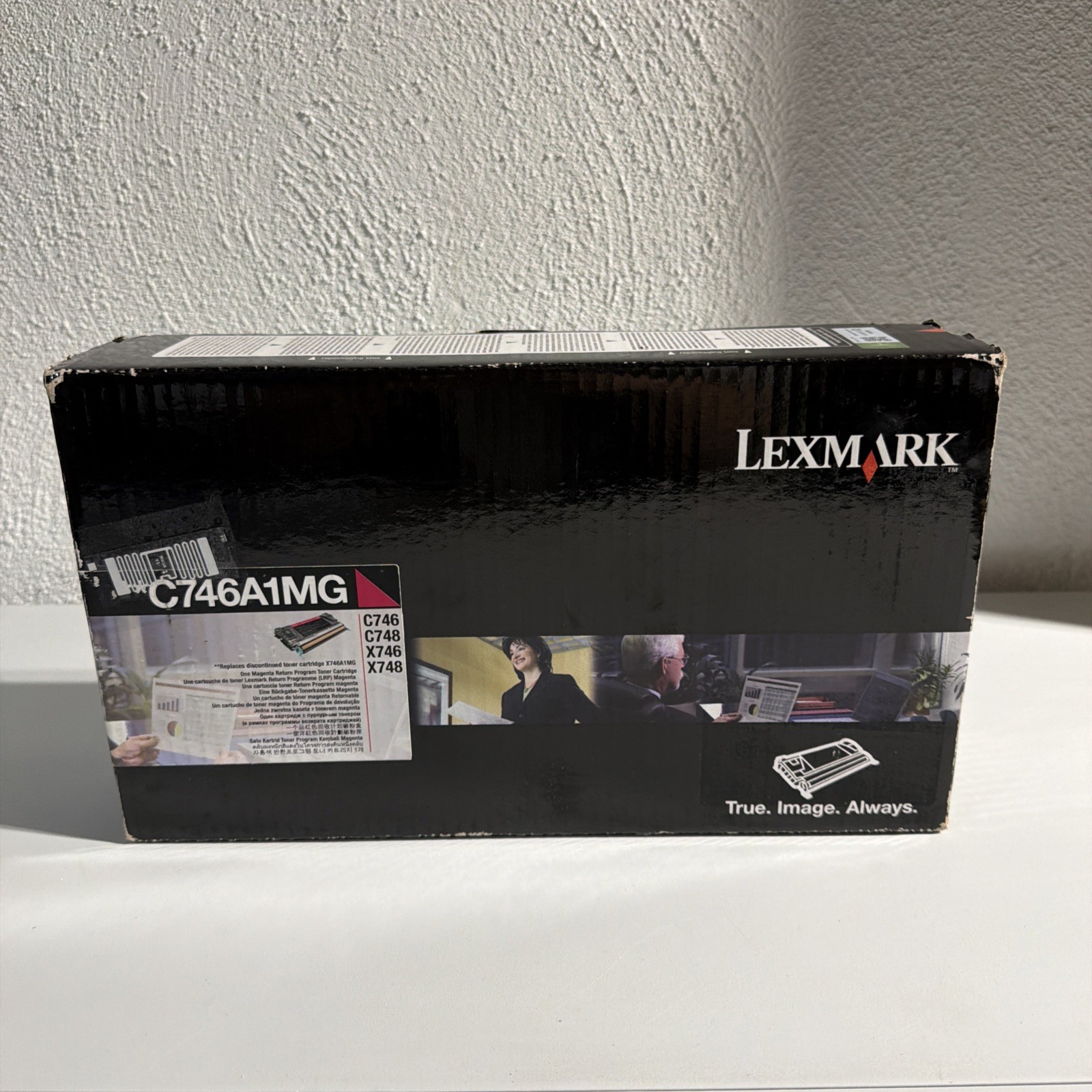 Genuine Lexmark C746A1MG Magenta Return Program Toner Cartridge Brand New Sealed