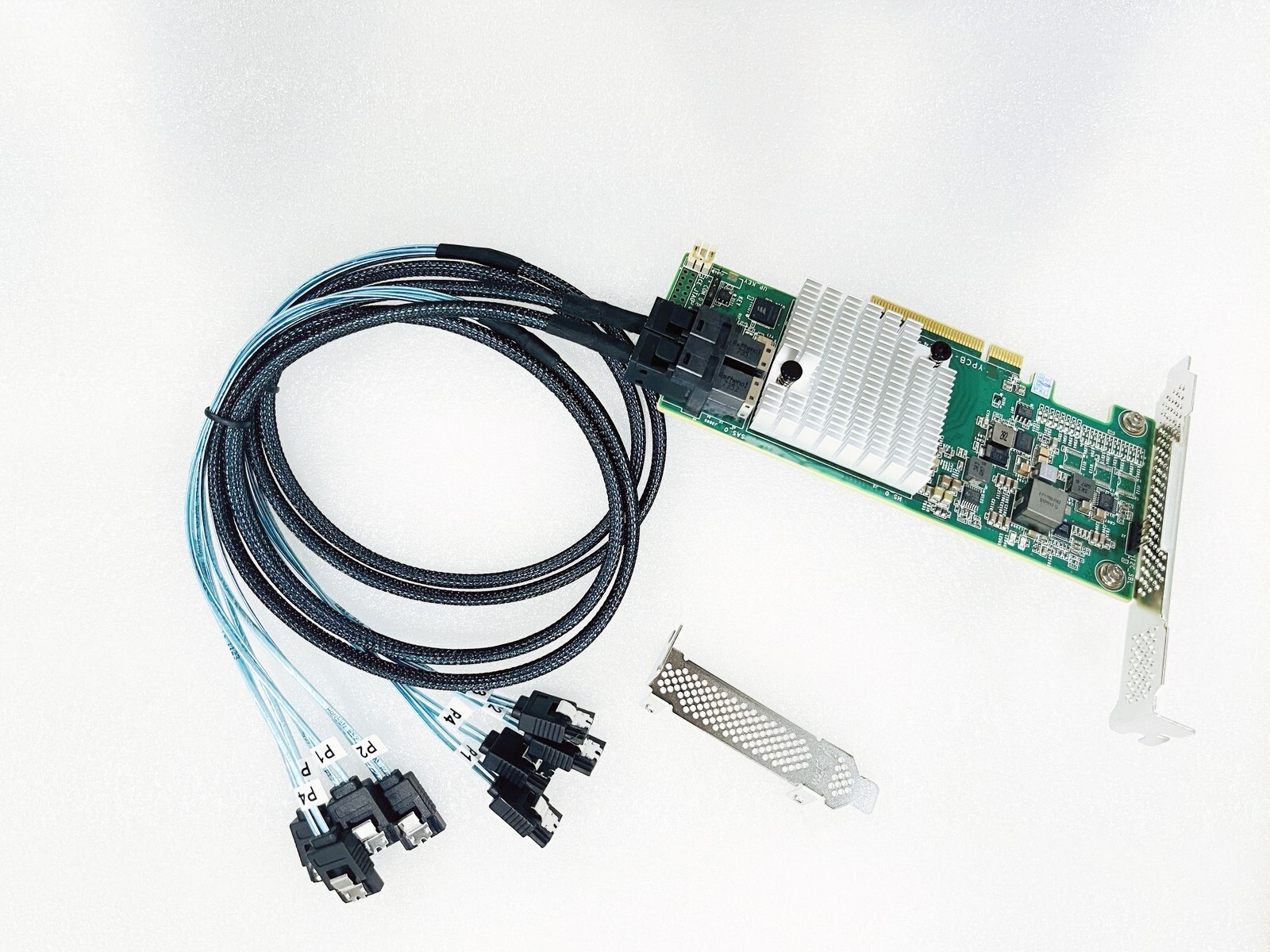 INSPUR 9300-8I 12Gbps HBA IT Mode ZFS FreeNAS unRAID+2*SFF-8643 SATA Cable