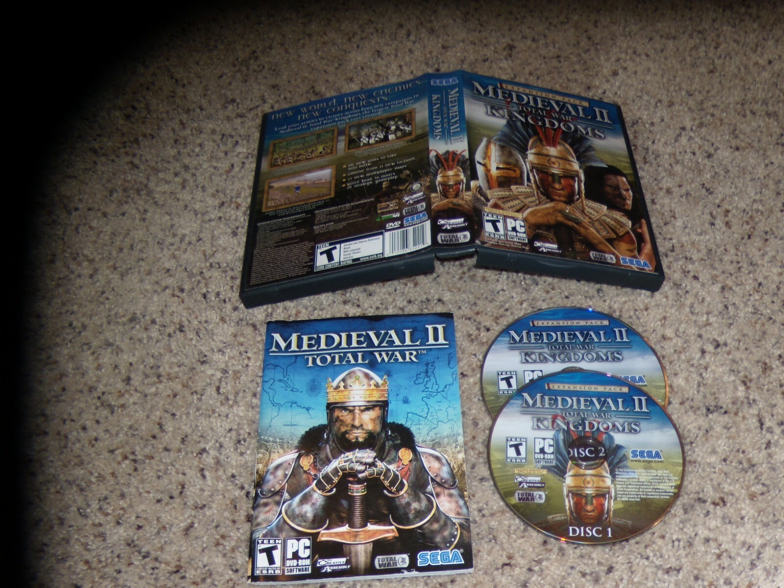 Medieval II Total War Kingdoms Expansion Pack PC Game with box & manual 