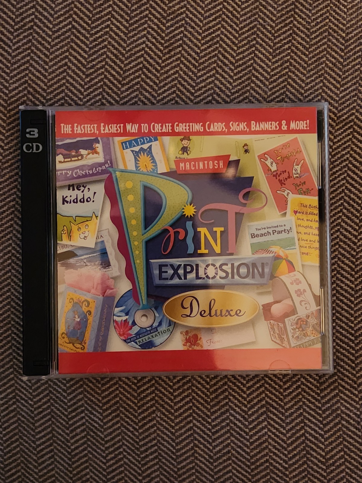 Print Explosion Deluxe MAC CD create design greeting cards signs banners graphic