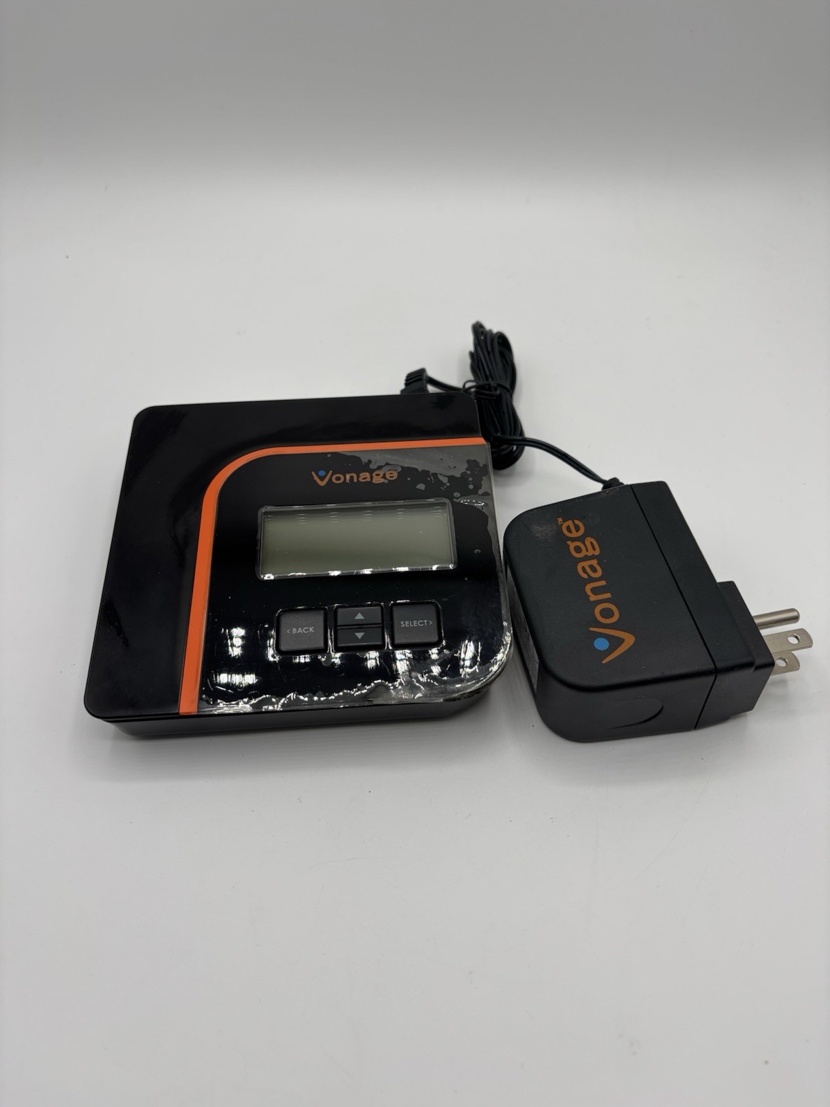 Lot of 2 Vonage VDV21-VD V-Portal VOIP 2-Line Phone Adapter Router Power Supply