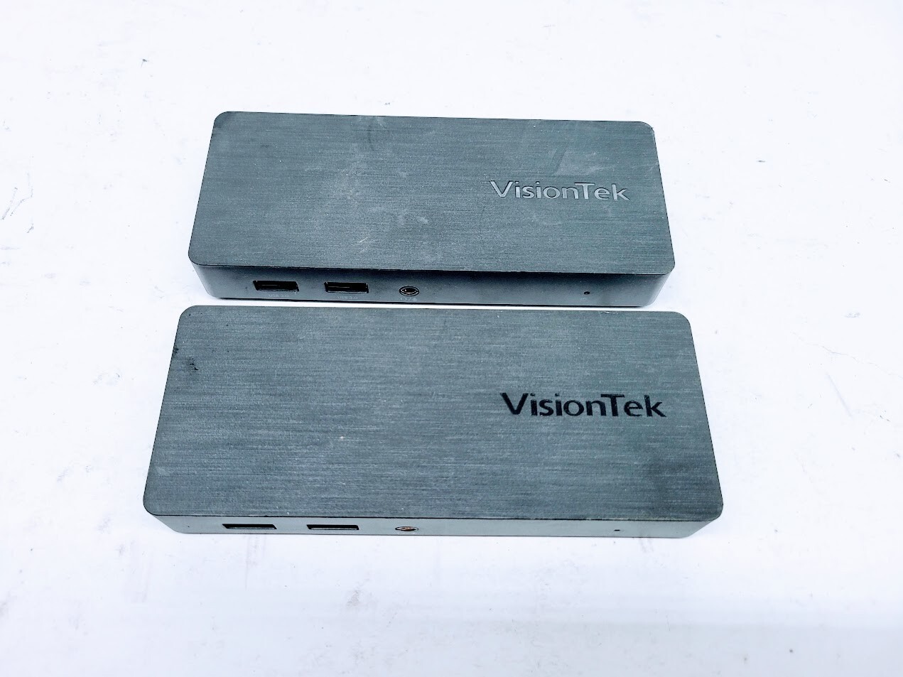 Lot of 2 Visiontek VT1000 Dual Display Universal USB 3.0 Docking Station 901147