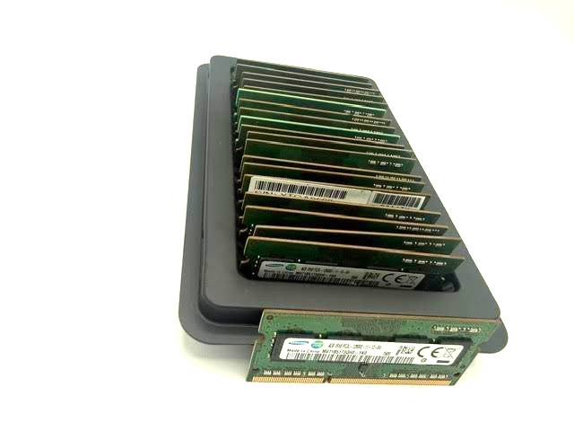 LOT OF 20 Samsung 4GB PC3L-12800S SO-DIMM  DDR3L Laptop Memory.