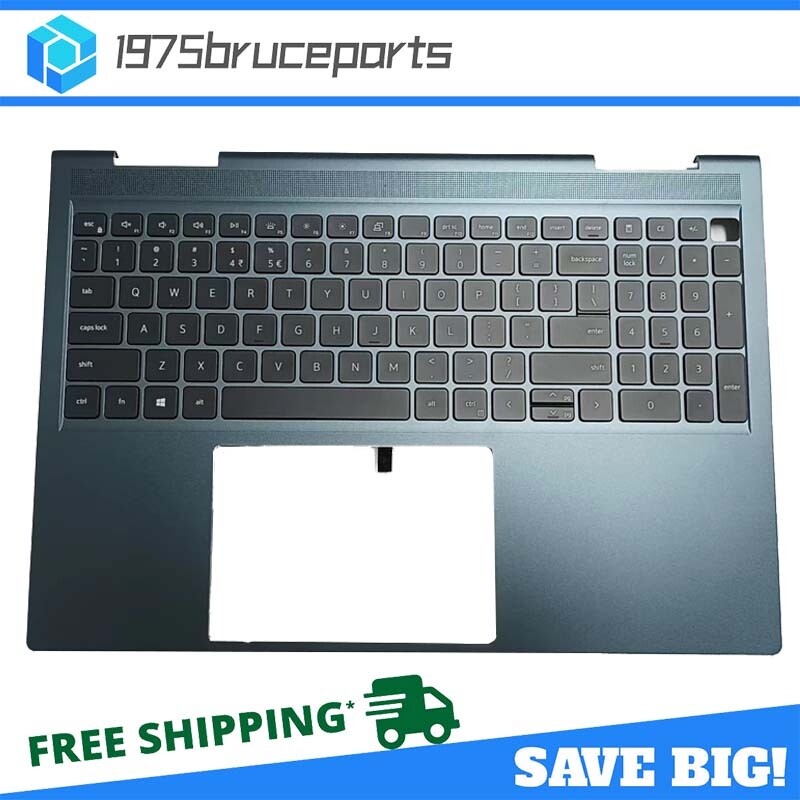 New For Dell Inspiron 16Plus 7610 3060 Palmrest Keyboard Cover 0YRKJM Blue