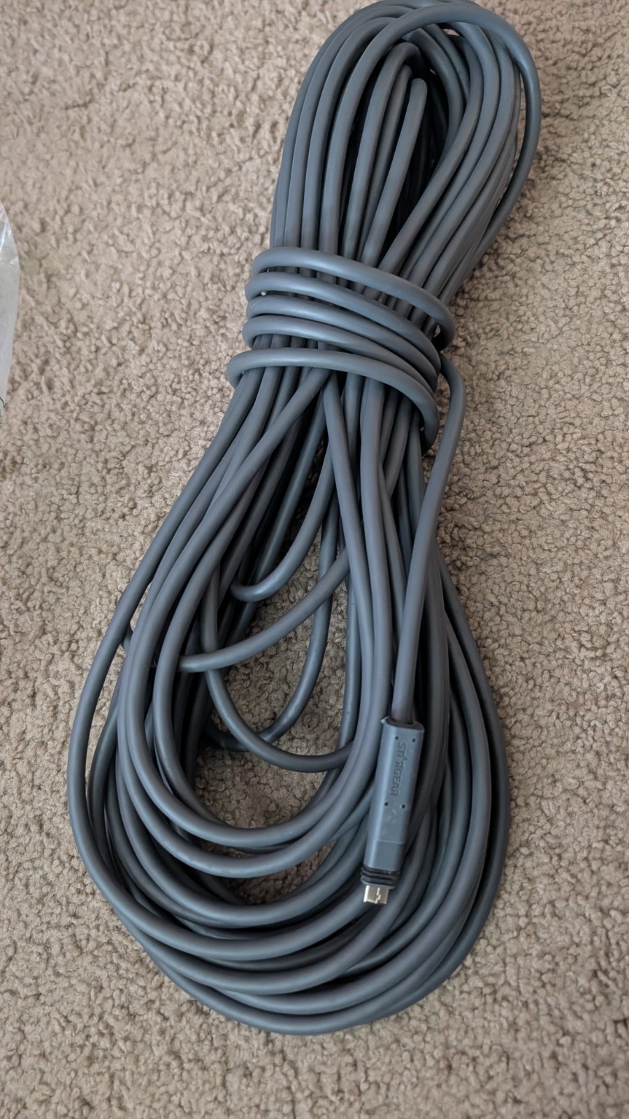 STARGEAR Starlink 75FT Replacement Cable for Standard Actuated Gen 2, Gray