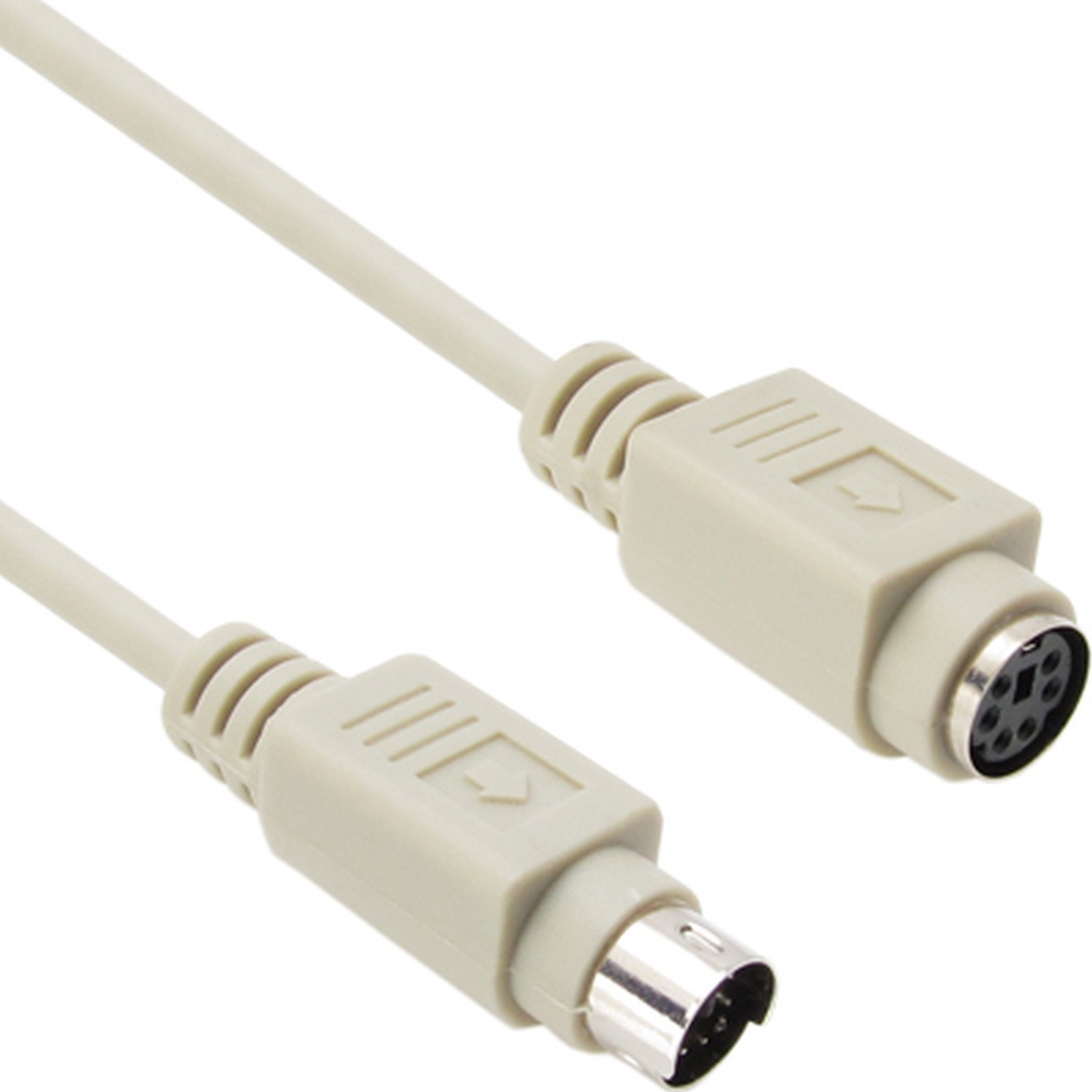 10M 30FT PS2 Keyboard Mouse Extension Cable M-F PS/2 Cord Adapter KVM NEW