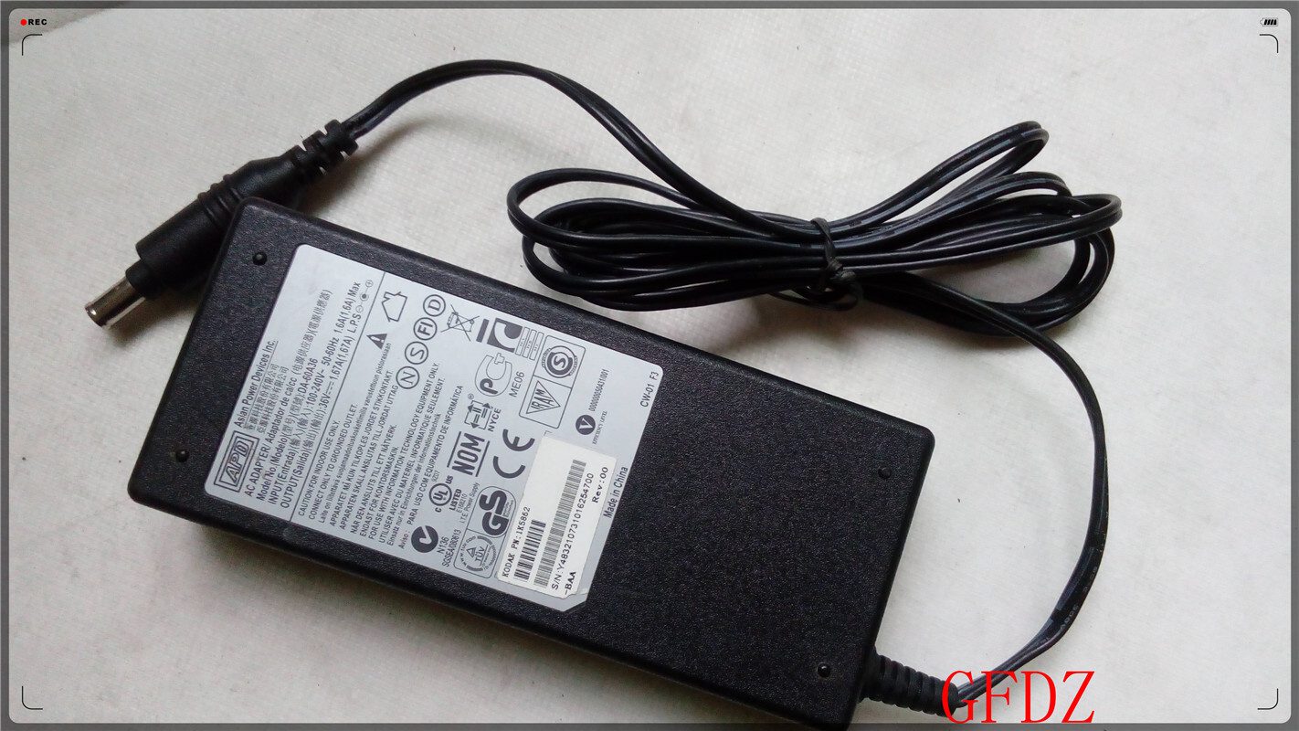 Genuine APD AC Adapter Model DA-60A36 36V 1.67A Power Supply 1K3331 For Kodak