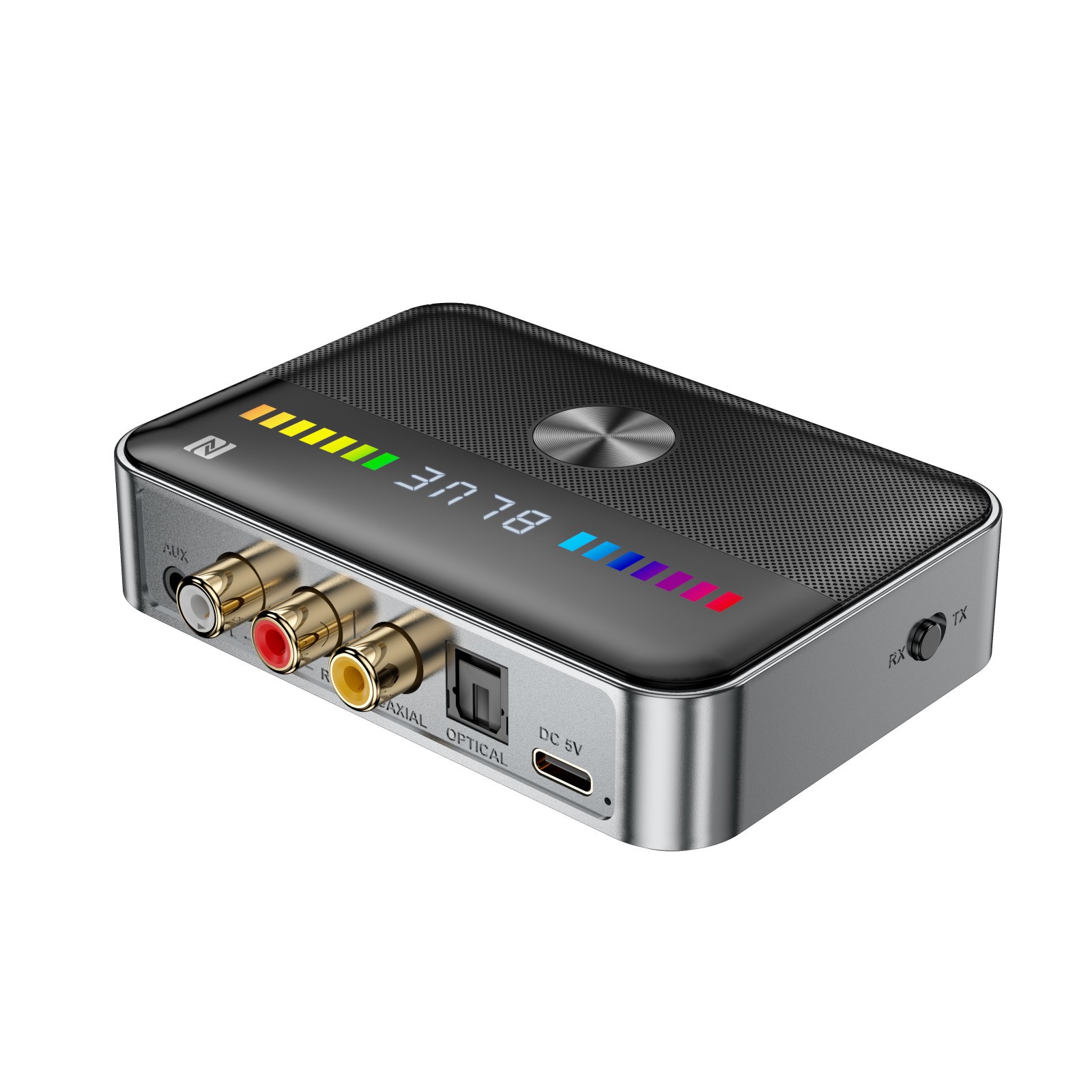 Bluetooth 6.0 Transmitter Receiver TV Home Stereo Audio Adapter 3.5mm AUX RCA
