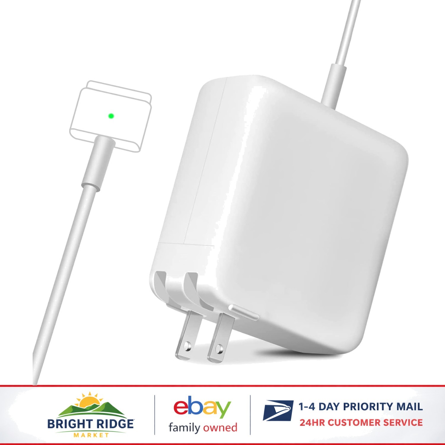 Lightweight 85W Charger for MacBook Pro 13-15 Inch with Fast Charge Technology