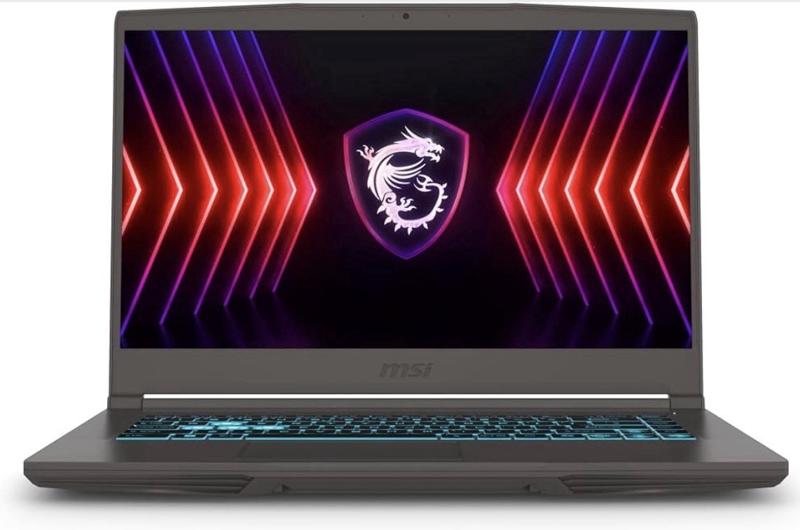 msi Thin A15 15.6” 144Hz FHD Gaming Laptop: NVIDIA RTX4050, 512 GB SSD, 16GB RAM