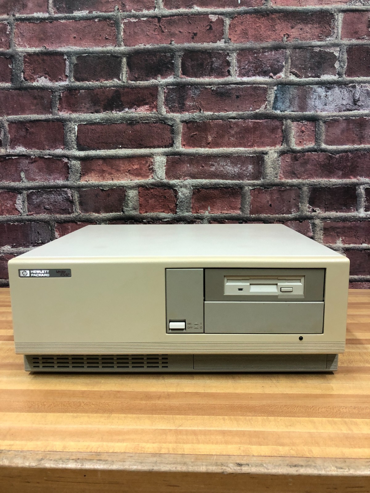 Vintage HP Vectra ES/12 286 Desktop Computer Complete w/HDD & Cards (Untested)