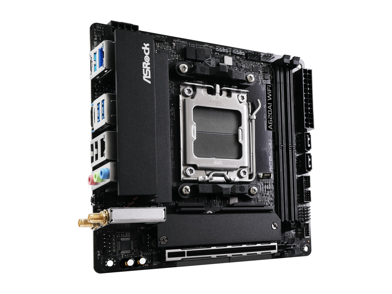 A620AI WiFi AM5 AMD A620A Mini ITX Motherboard ASRock